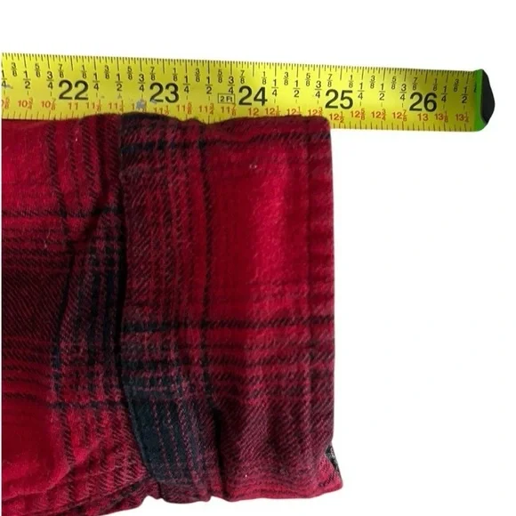 Field & Stream Red Black Plaid Flannel Shirt Men’s XXL Button Up Outdoor - Picture 4 of 9